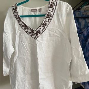 Chico’s linen shirt